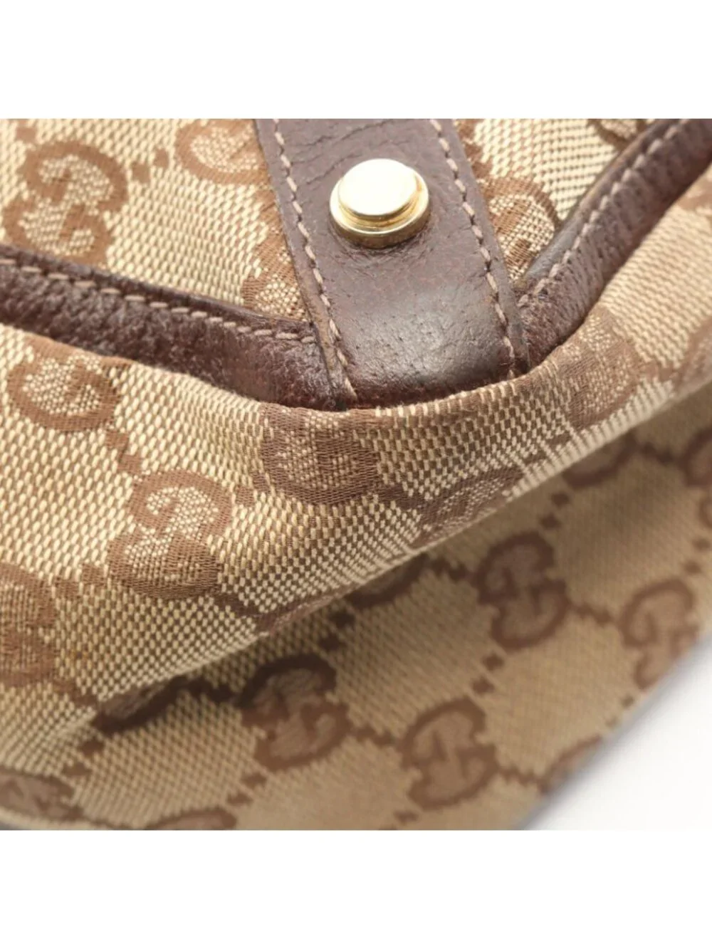 Gucci Tote Abbey GG Canvas Beige Brown